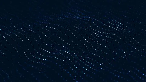 Blue Wave Background. Stock Illustration