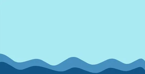 Blue wave background Stock Illustration