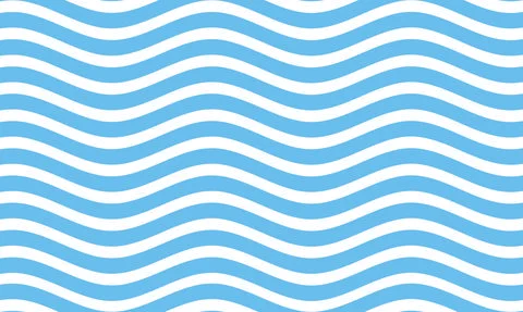 Blue wave background with thick lines Illustrazione stock