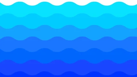 Blue wave background white Video stock 247406563