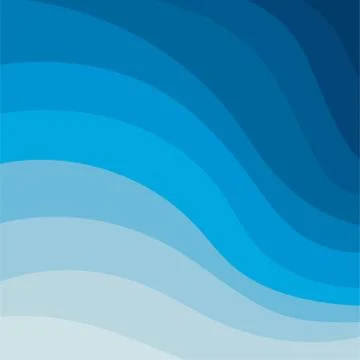 Blue wave concept abstract vector background Stock Illustration