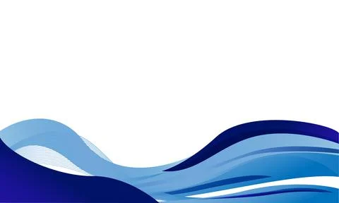 Blue wave curve abstract background concept design Stock Illustration