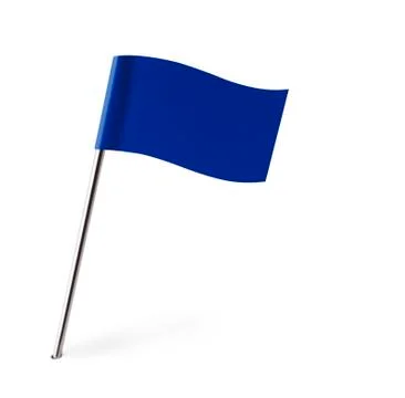 Blue Wave Flag Stock Photos
