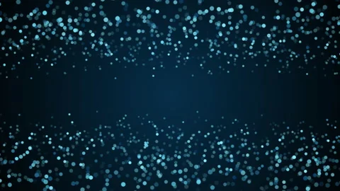 Blue wave flow lights frame background Video stock 204744114