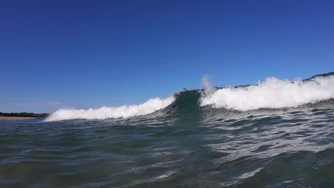 Blue wave Stock Footage 284734700