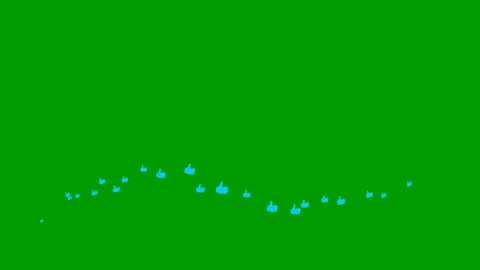 Blue like wave green Stock Footage 204780307