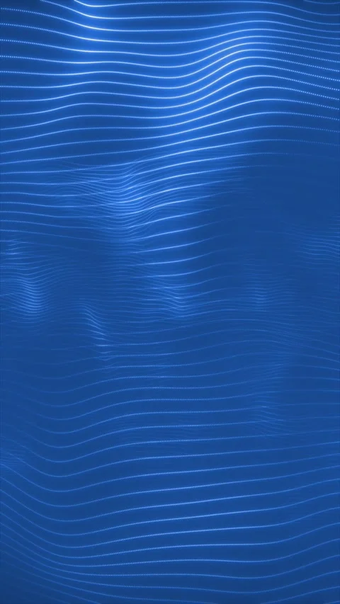 Blue wave grid Stock Footage 313087001