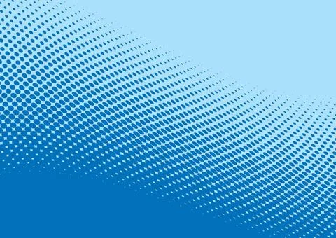 Blue wave halftone pattern Shades of blue halftone background with ocean w... Stock Photos