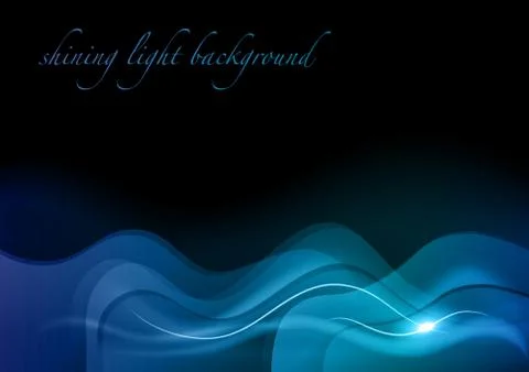 Blue wave Stock Illustration