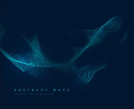 Blue wave Stock Illustration