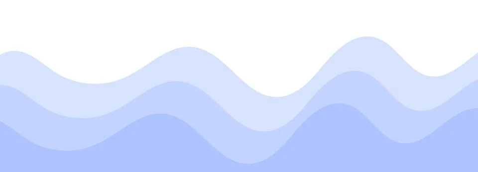 Blue Wave Layers  Abstract Gradient Fluid Motion Background Design Illustrazione stock