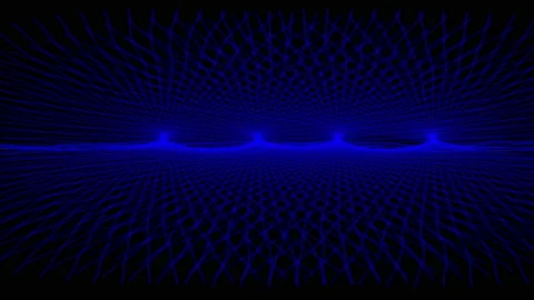 Blue wave line background,best animation in 4k. Stock Footage 201939821