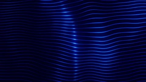 Blue Wave Lines 5 Stock Footage 148355944