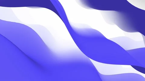 Blue wave lines move on white background fog background. Stock-Footage 229964603