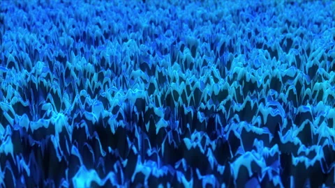 Blue Wave Loop Stock-Footage 194396848