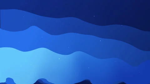 Blue wave loop motion graphic abstract pattern texture background element Stock Footage 347940792