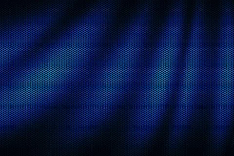 Blue wave metallic mesh. Stock Illustration