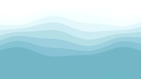 Blue Wave Motion Background Animation Vídeo Stock 347627848