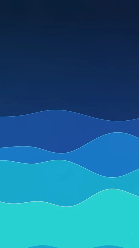 Blue wave ocean animation motion graphic looping seamless abstract sea Stock Footage 346863970