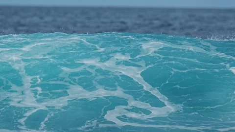 Blue wave in the sea Stock Footage 315773704