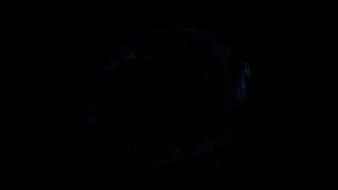 Blue wave sparkle exploding power motion effect overlay Stock Footage 322911269