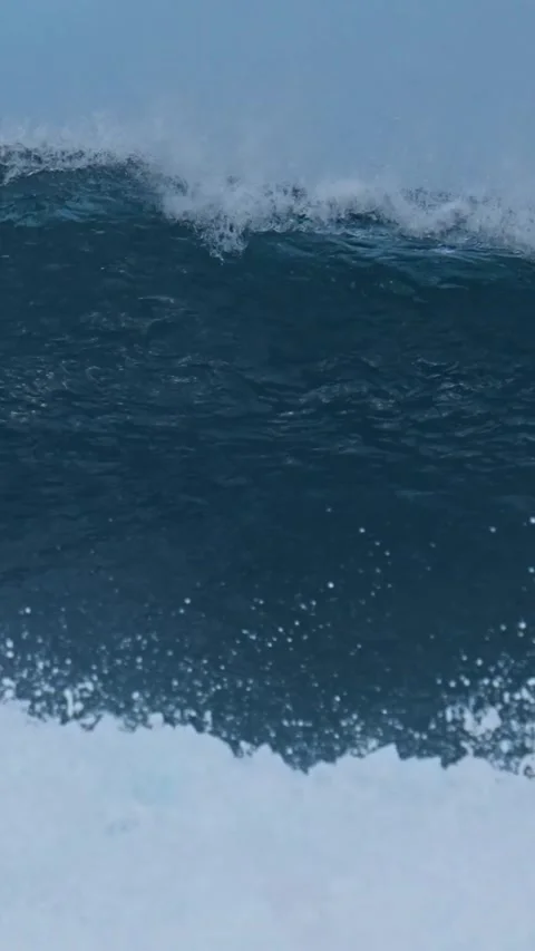 Blue wave at sunny day Stock Footage 314946752