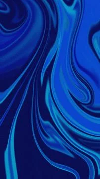 Blue waved marble silk fluid texture abstract pattern vertical background Illustrazione stock