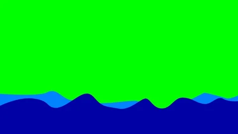 Blue Waves 02 Video stock 337115740