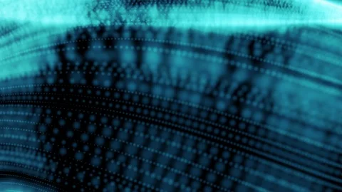 Blue waves abstract background Stock Footage 107465390