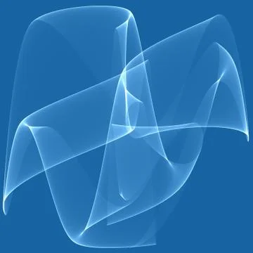 Blue waves background Stock Illustration