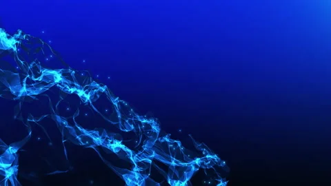 Blue Waves Copy Space Stock Footage 156036814
