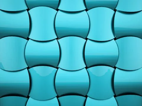 Blue waves elegance background rendered Stock Illustration