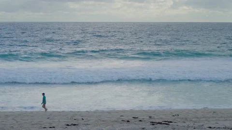 Blue waves Stock Footage 203514441