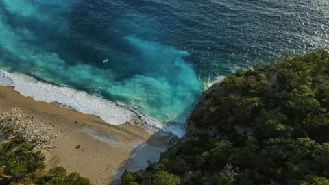 Blue waves Stock Footage 226945933