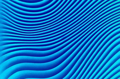 Blue waves full-frame size view Stock Photos