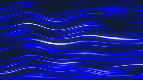Blue waves horizontally - abstract background motion - Stock Footage 40428390
