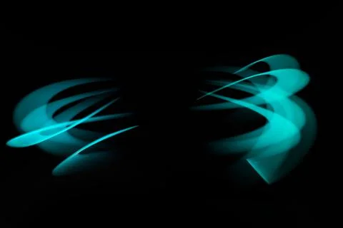 Blue waves - Light painting 스톡 일러스트