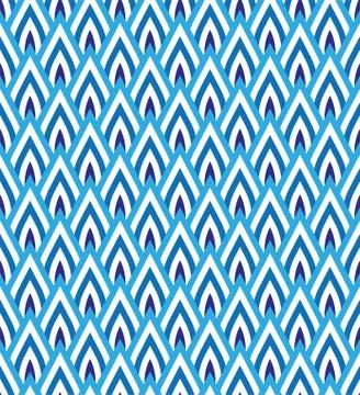 Blue Waves lines seamless design elements water stripes vector background Stock Illustration