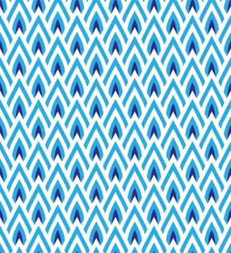 Blue Waves lines seamless design elements water stripes vector background Stock Illustration
