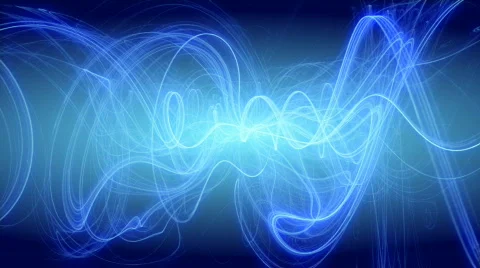 Blue waves motion background d2667 Stock Footage 594795