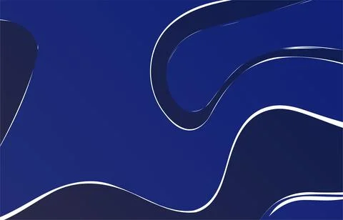 Blue waves pattern. Abstract wave vector seamless background. wave lines cu.. Illustrazione stock