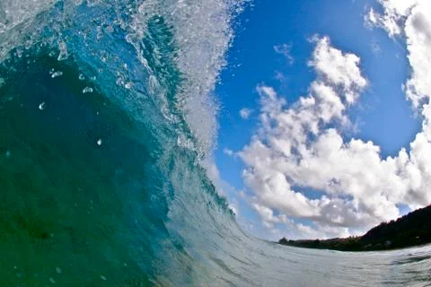 Blue Waves 库存照片