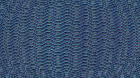 Blue waves in sphere shape Stock Photos