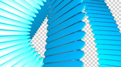 BLUE WAVES  video transition. 库存影片 51800197