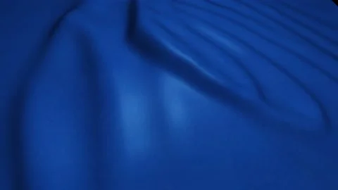 Blue waving cloth loop animation, silk or satin flag Stock Footage 136930381