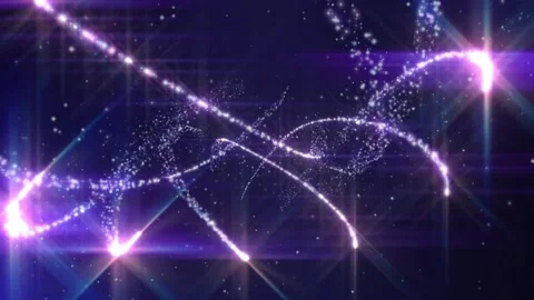 Blue waving lights background animation 1 Stock Footage 250420732