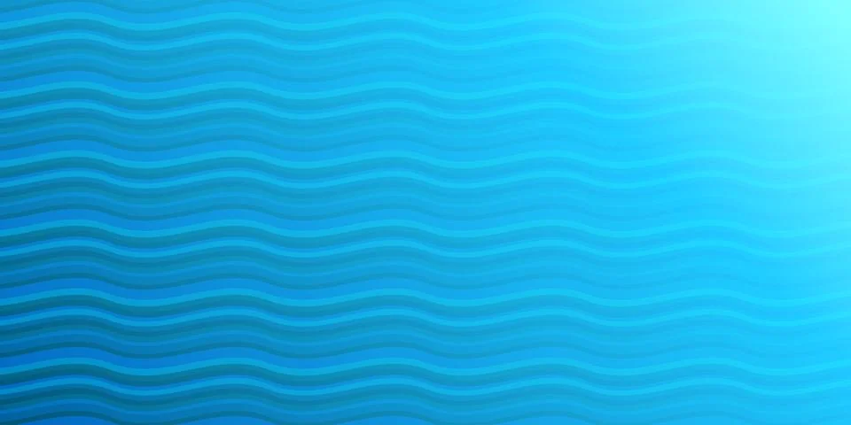 Blue wavy abstract summer background. Minimalist summer ocean water pattern with Stock Illustration