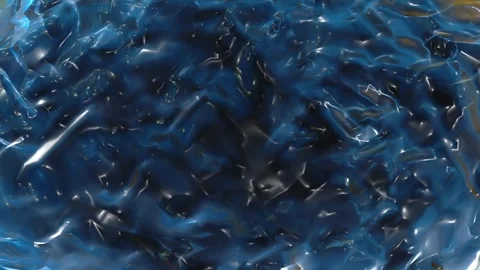 Blue Wavy Background Animation With Glowing Lights Stock Footage 303080276