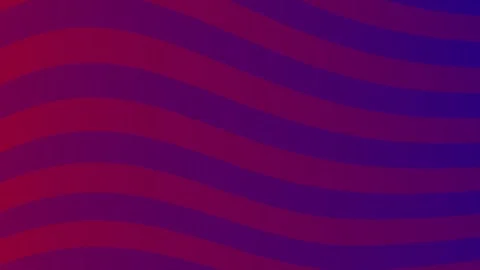 Blue wavy background seamless stripe animation with purple red gradient movement Stock Footage 310047786