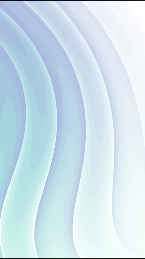 Blue wavy background with soft flowing silk texture and smooth liquid curves Stock Footage 337825852